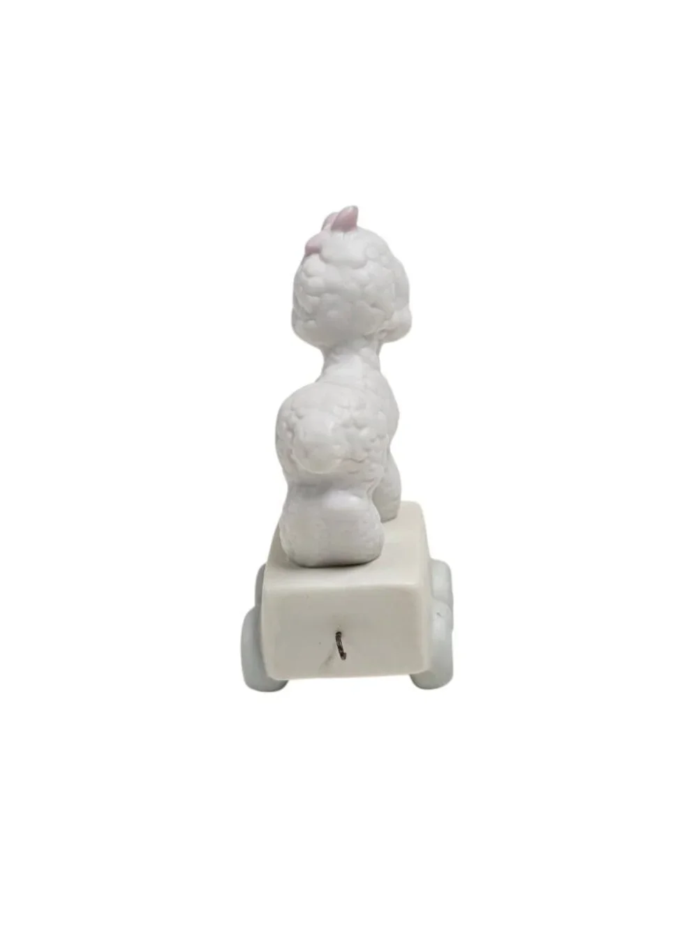 80s - 90s Precious Moments LAMB 1st birthday series train hand-painted figurine